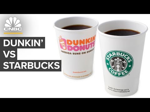 Why Dunkin' Is Taking On Starbucks And Betting On Coffee