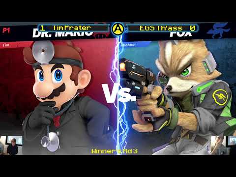 Tim Prater(Doc Mario) vs EGS Thass(Fox)  Arcade Legacy #45 SSBU  Winners rd 3