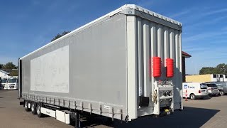 Krone SD, Mega,Lift, Staplerhalterung, Lenkachse tarpaulin semi-trailer | Image 4 - Autoline