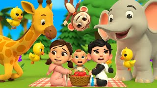 Download lagu Eeny Meeny Miny Moe Kids Song with Safari Animals | LuLu LaLa Newborn Toddler Nursery Rhymes mp3