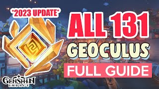 *2023 UPDATE* How to: GET ALL 131 GEOCULUS LIYUE COMPLETE GUIDE FULL TUTORIAL | Genshin Impact