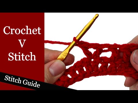Crochet V Stitch - Stitch Guide