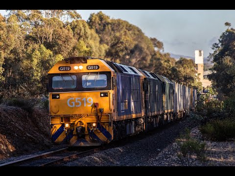 G519, G523 & G520 on PN's 7902V climbing the 1 in 50 grade of Gooseberry Hill- 17/1/25