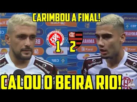 CALOU BEIRA RIO! ARRASCAETA PRONTO PRA FINAL? ANDREAS MITANDO! INTERNACIONAL 1x2 FLAMENGO