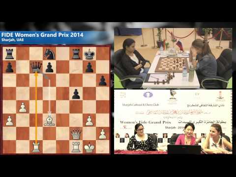 Round 7: Batchimeg (MGL) 1/2-1/2 Zhao Xue (CHN)