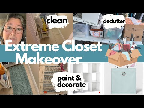 EXTREME CLOSET MAKEOVER ~ Decluttering the Monica Closet ~ Fix it Friday Series