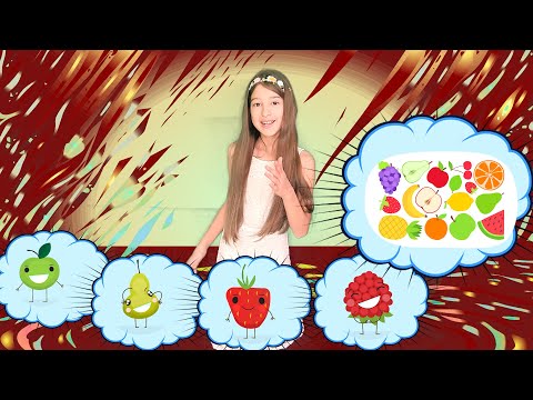 Mănâncă sanatos fructe si legume. Cantec educativ pentru copii