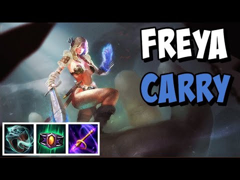 FREYA CARRY GAMEPLAY SMITE SEASON 9 - BEST LATE GAME CARRY?