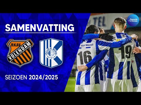 Samenvatting RKAV Volendam - Quick Boys | Tweede Divisie