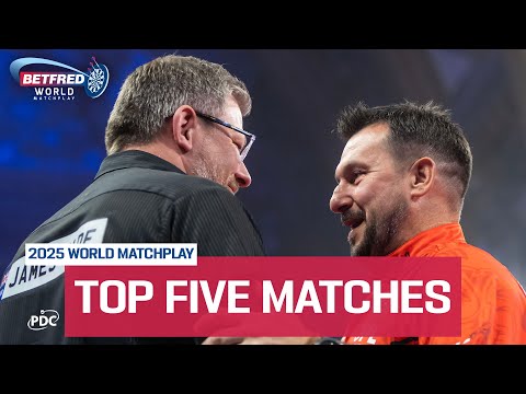 TOP FIVE MATCHES! 🔥 | 2025 Betfred World Matchplay