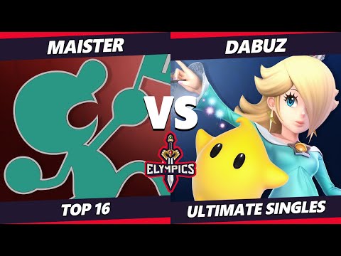 The Elympics SSBU - SSG | Maister (Game & Watch) Vs. TL | Dabuz (Rosalina) Smash Ultimate Top 16