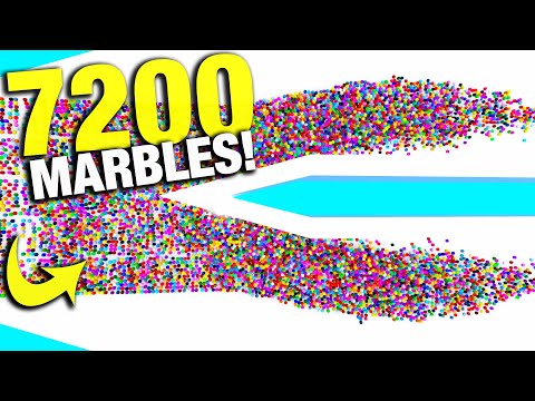 I Sent 7200 MARBLES Down This INSANE Marble Run!!! - Marble World