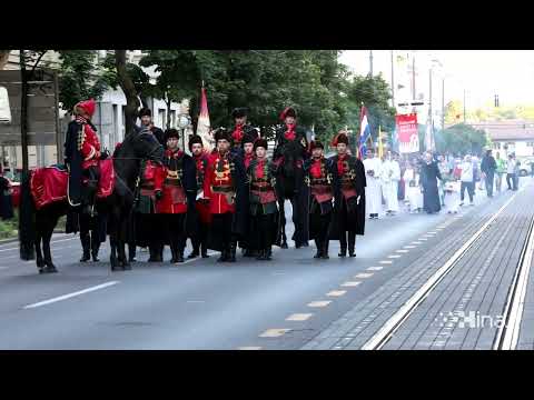 Tradicionalna tijelovska procesija ulicama Zagreba