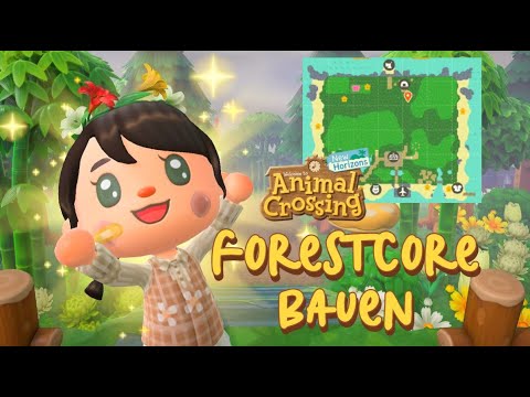 I'm working on my forestcore island 🌲🌳 | ACNH 💗