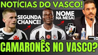 POR ESSA NINGUÉM ESPERAVA! VASCO PODE FECHAR COM ATACANTE CAMARONÊS! SUÍÇO GANHA CHANCE COM DINIZ!