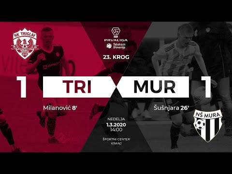 23.krog: Triglav - Mura 1:1 ; Prva liga Telekom Slovenije 2019/2020