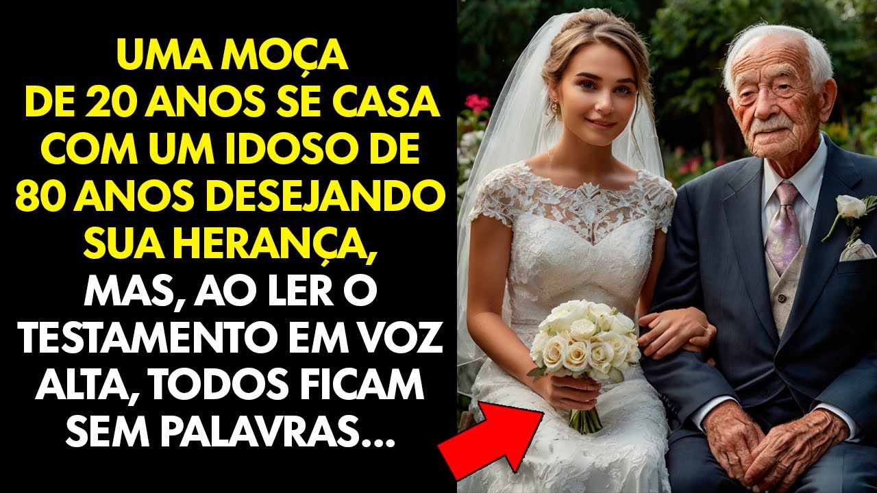 Uma Moça de 20 Anos Se Casou com um Idoso de 80 Anos Pela Herança, Mas Ao Ler o Testamento...
