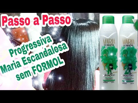 Passo a Passo Progressiva Maria Escandalosa Sem Formol