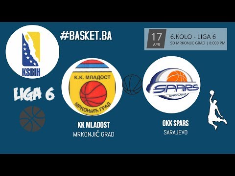 LIVE ◘ KK Mladost vs OKK Spars ◘ 6. KOLO - LIGA 6 ◘ 2018/2019