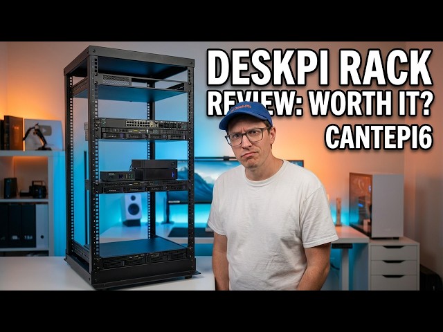 Vídeo relacionado con GeeekPi Gabinete de Servidor 12U de 10 Pulgadas para Equipos de Red, servidores, Audio y vídeo, gabinete de Servidor DeskPi RackMate T2