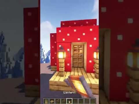 EPIC Mushroom House Build in Minecraft! 🍄 #shorts