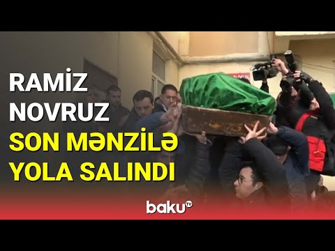 Cavidan Novruz gözyaşı ilə atasını yola saldı - BAKU TV