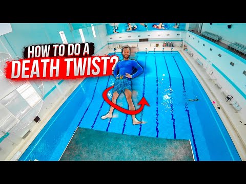How to do a DEATH TWIST | Diving døds in the swimming pool