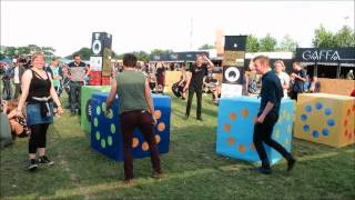 Mother Lewinsky Roskilde Festival 2013 - Live & MusicTiles magic cubes performance