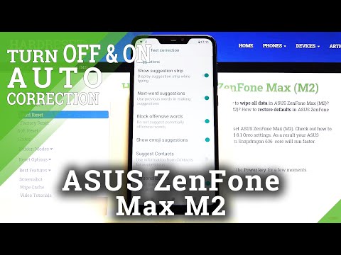 How to Enable Auto Correction on ASUS Zenfone Max M2 – Text Correction On / Off
