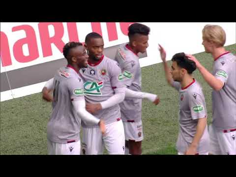 OGC Nice-Red Star / 16e de finale de coupe de France. But de Ganago