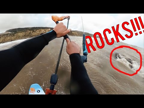 SKETCHY KITE SPOT!! Novelty WAVE Session - Court In The Act Ep.130