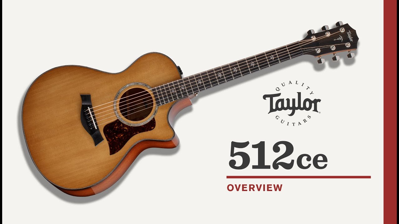 Taylor Guitars | 512ce (Urban Ironbark) | Video Overview - YouTube