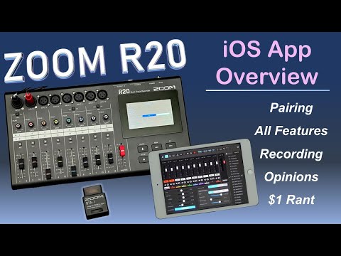 ZOOM R20 iOS Control App Overview: iPad pairing, feature walkthrough, and opinions