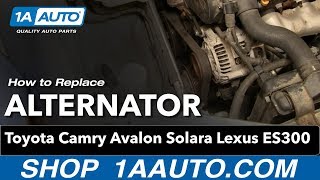 How to Replace Alternator 94-01 Toyota Camry