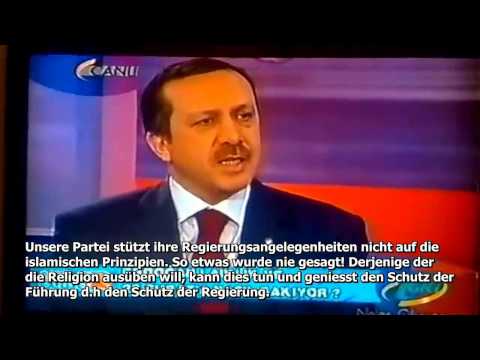 Erdogan sagt die Gesetzgebung gehört dem Volk und nicht den Islam.