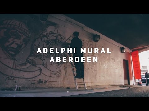 Adelphi Tunnel Mural, Aberdeen. (#AberdeenStreetArt)