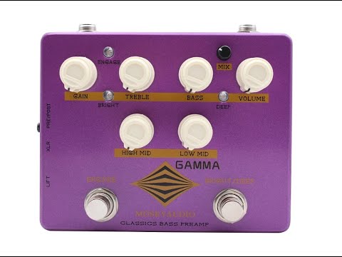 Mosky Gamma Classic Bass Preamp Effect Pedal 4-band EQ