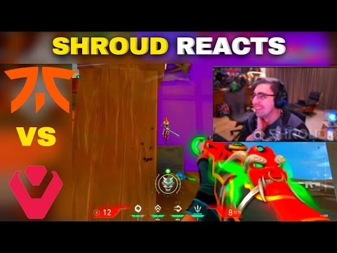 Shroud Reacts To Sentinels Vs Fnatic In Icebox (Valorant)