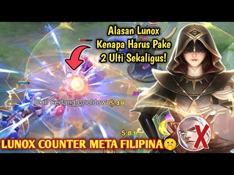 LUNOX PENGHANCUR META FILIPINA? ESTES & HERO TEBAL GAMPANG BANGET DIKILL🤣 BUILD LUNOX TERSAKIT 2023