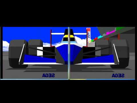 Virtua Formula - Link up mode attract screen