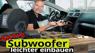 Installing active subwoofers in leased vehicles | PLUG & PLAY | ARS24