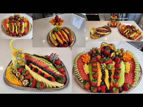 Fruit Platter Ideas #15/Memorial Day Fruit Platters