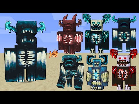 Monster Warden Vs powerful Wardens / Minecraft Mob Battle