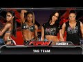 RAW The Funkadactyls Vs AJ Lee Tamina Snuka