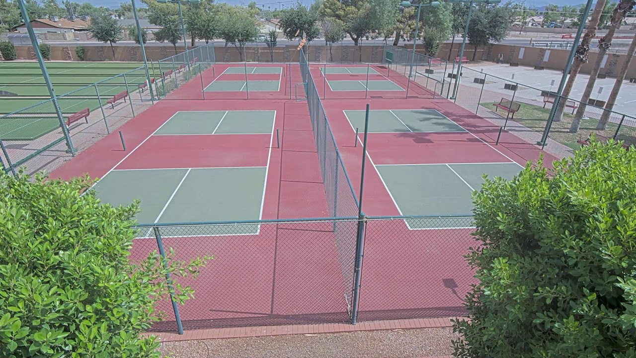 Live webcam view of Towerpoint Pickleball & Tennis Courts