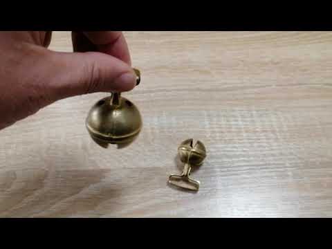Бубенчик колокольчик для охотничьих собак Brass Hunting Dog Bell 3.7 см. Материал: латунь - фото 1 - id-p1310475342