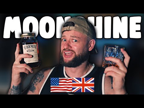 British Guy's FIRST TIME trying American Moonshine!