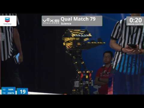 VEX Worlds 2016 - VEXIQ Middle School - Science - Qual 79 (169X 2587X) 66