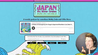 Podcast website example: Japan by River Cruise