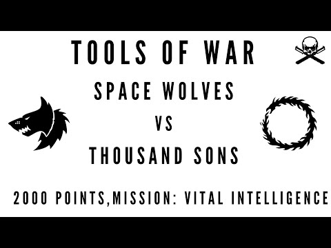 Space Wolves vs Thousand Sons, 2000 pts Warhammer 40,000 9th Edition Battle Report